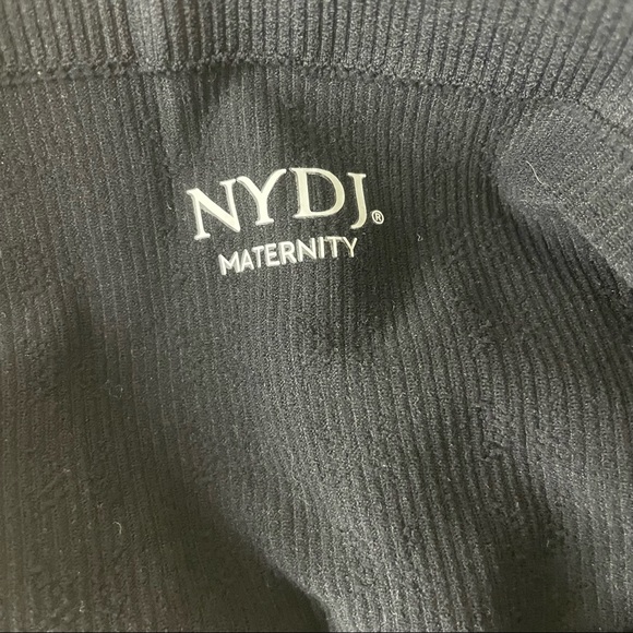 NYDJ NWT SKINNY MATERNITY BLACK OVER THE BELLY JEANS 0 - Picture 8 of 9